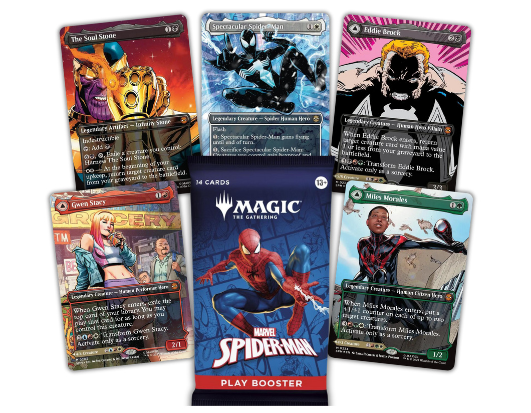 MTG Universes Beyond Marvel's Spider-Man 2 Play Booster Packs
